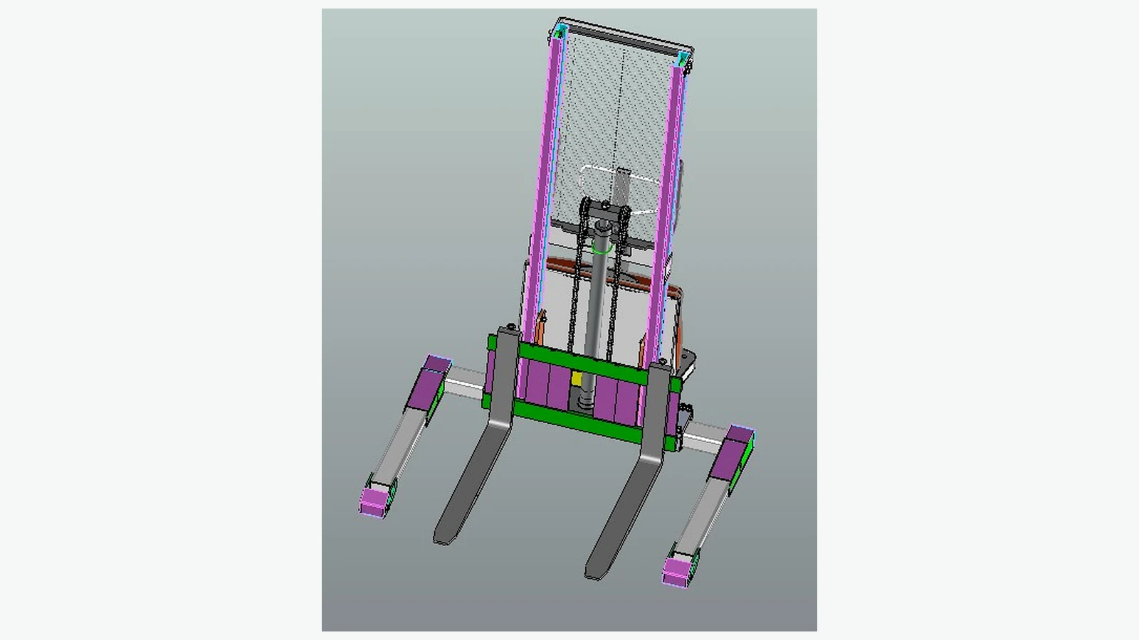 CAD-модель — вид сзади