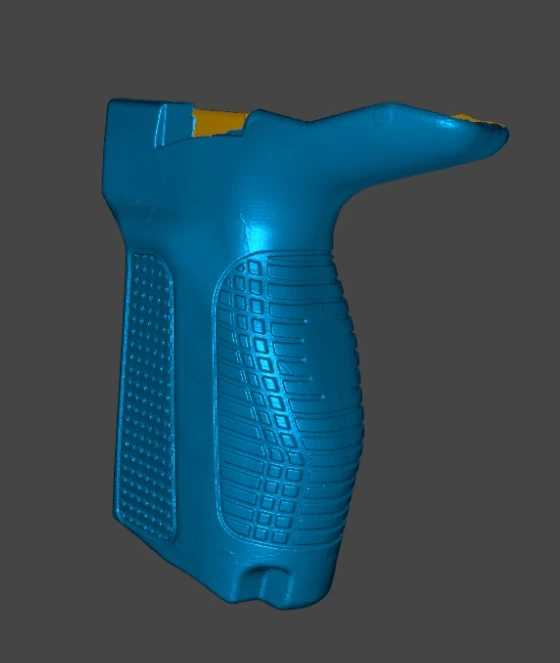 3D-скан рукоятки — второй боковой ракурс