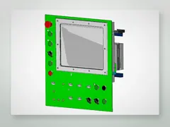 Корпус системы управления токарного станка
