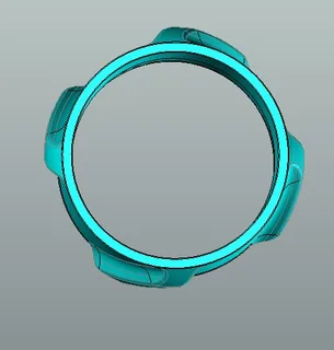 Центратор-турбулизатор обсадной колонны — 3D-модель, ракурс 2