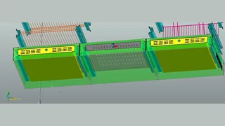 Нижние панели с вентиляционными решётками