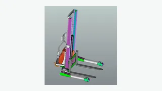 CAD-модель — боковая изометрия