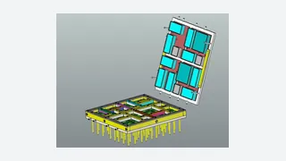Нижняя часть формовочной оснастки