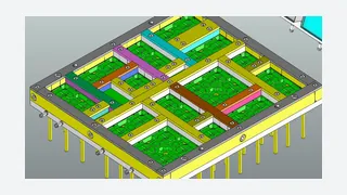 Конструкция нижней части формы