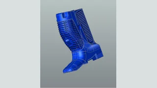 Восстановленная CAD-модель тактического элемента — второй ракурс